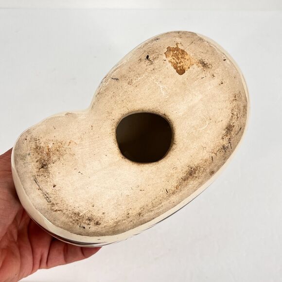 Tonala Cat Mexico Hand Painted Resting Cat Ceramic Figure - Picture 10 of 11